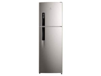 Geladeira Electrolux Frost Free 400L AutoSense Inverter Duplex Inox Look (IF44S)