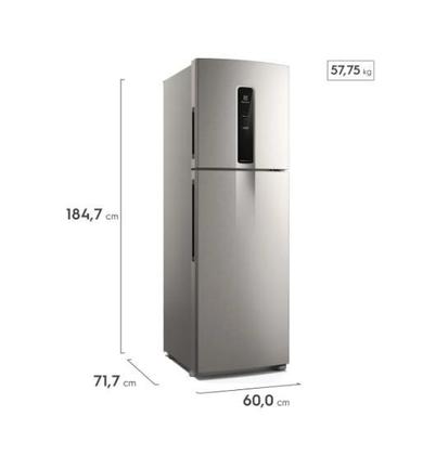 Imagem de Geladeira Electrolux Frost Free 410L Inox Look (IF46S)