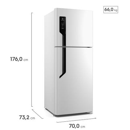 Imagem de Geladeira Electrolux Frost Free 432L Efficient AutoSense Duplex Branca (TF70)