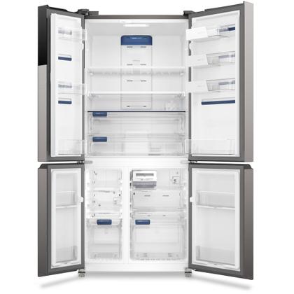 Imagem de Geladeira Electrolux Frost Free 581L Experience com FlexiSpace 4 Portas Cor Inox Look (IQ8S)
