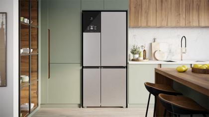 Imagem de Geladeira Electrolux Frost Free 581L Experience com FlexiSpace 4 Portas Cor Inox Look (IQ8S)