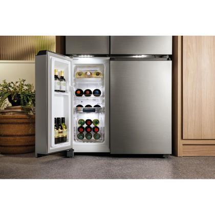Imagem de Geladeira Electrolux Frost Free 581L Experience com FlexiSpace 4 Portas Cor Inox Look (IQ8S)