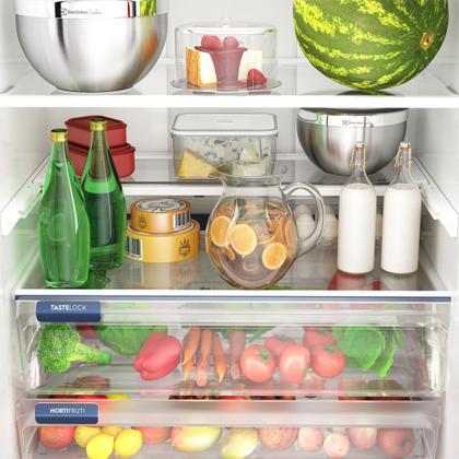 Imagem de Geladeira Electrolux Frost Free 581L Experience com FlexiSpace 4 Portas Cor Inox Look (IQ8S)