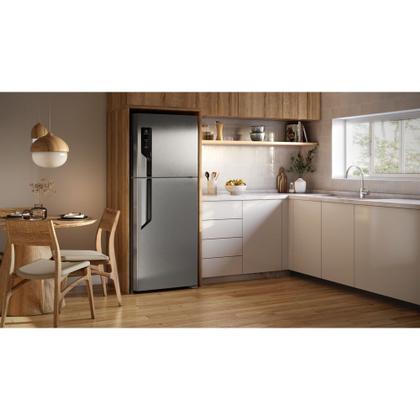 Imagem de Geladeira Electrolux Frost Free com AutoSense 431L Efficient Duplex Inox Look (TF70S)