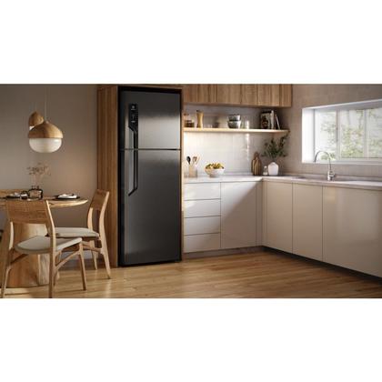 Imagem de Geladeira Electrolux Frost Free Duplex 480L TF71B Black Inox Look