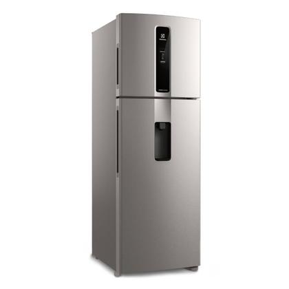 Imagem de Geladeira Electrolux Frost Free Inverter 389L Água na Porta AutoSense cor Inox Look (IW43S)