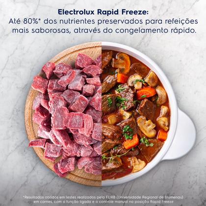 Imagem de Geladeira Electrolux Frost Free Inverter 400L Efficient AutoSense e Rapid Freeze Inverse Black Inox Look (IB6B)