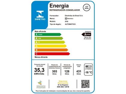 Imagem de Geladeira Electrolux Frost Free Inverter 431L Efficient Duplex Branco (IF55)