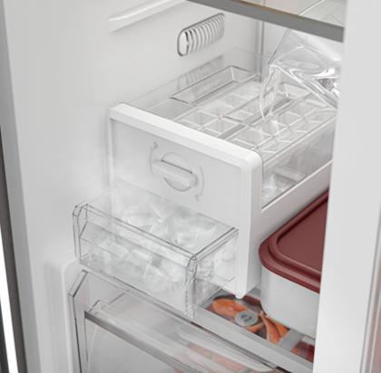 Imagem de Geladeira Electrolux Frost Free Inverter 435L Efficient com AutoSense Side by Side cor Inox Look (IS4S)
