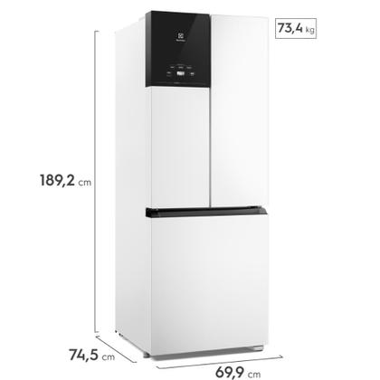 Imagem de Geladeira Electrolux Frost Free Inverter 480L Efficient AutoSense 3 Portas Branca (IM7)