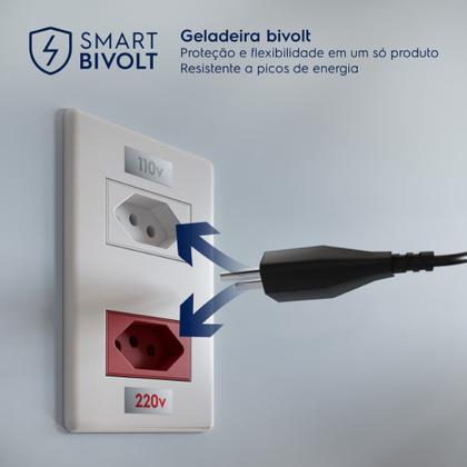 Geladeira Electrolux Frost Free Inverter 480L Efficient com AutoSense SmartBivolt Duplex cor Black Inox Look (IT70B) Imagem de Geladeira Electrolux Frost Free Inverter 480L Efficient com AutoSense SmartBivolt Duplex cor Black Inox Look (IT70B)
