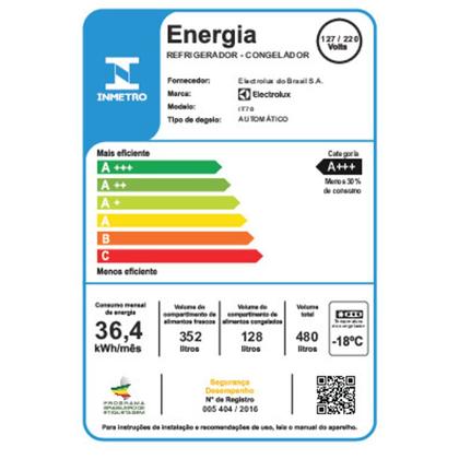 Imagem de Geladeira Electrolux Frost Free Inverter 480L Efficient com AutoSense SmartBivolt Duplex cor Branca (IT70)