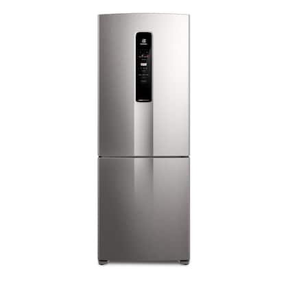 Geladeira Electrolux Frost Free Inverter 490L Experience Inverse cor Inox Look (IB51S)