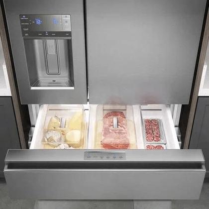 Imagem de Geladeira Electrolux Frost Free Inverter 540L FlexiSpace Conectada Wi-fi 3 Portas Cor Inox (DM91X)