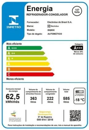 Geladeira Electrolux Frost Free Inverter 585L FlexiSpace Conectada