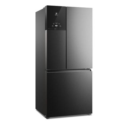 Imagem de Geladeira Electrolux Frost Free Inverter 590L AutoSense 3 Portas Cor Black Inox Look (IM8B)