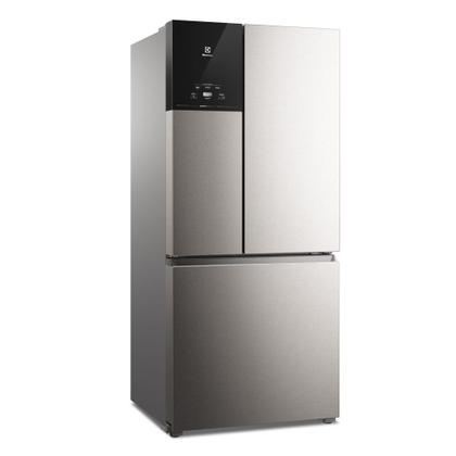 Imagem de Geladeira Electrolux Frost Free Inverter 590L AutoSense 3 Portas Cor Inox Look (IM8S)