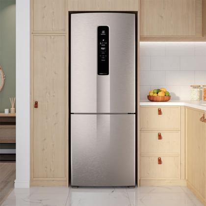 Imagem de Geladeira Electrolux Inverse Inverter com Fresh&Flex 488 L cor Inox (IB55S)