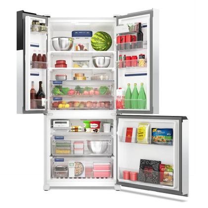 Imagem de Geladeira Electrolux Inverter Frost Free 590L Multidoor Efficient Autosense Branco IM8
