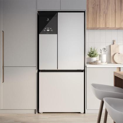 Imagem de Geladeira Electrolux Inverter Frost Free 590L Multidoor Efficient Autosense Branco IM8