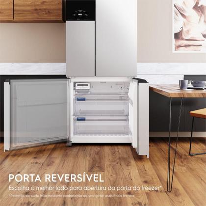 Imagem de Geladeira Electrolux Inverter Frost Free 590L Multidoor Efficient Autosense Branco IM8