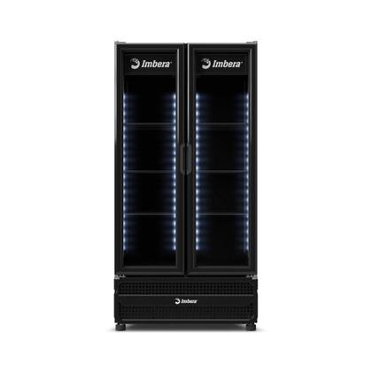 Imagem de Geladeira Expositor de Bebidas 810 Litros 2 Portas Full Black Preta G326 Bivolt Imbera
