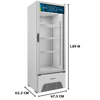Geladeira Expositor Vertical VB40 Refrigerador Conservador Branco