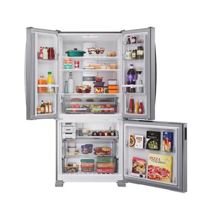 Imagem de Geladeira French Door 3 Portas Inox Design e Tecnologia Premium Brastemp - BRO85MK