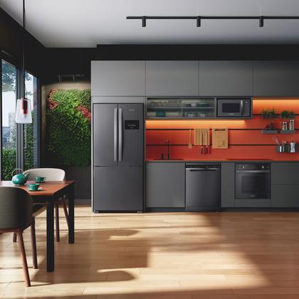 Imagem de Geladeira French Door 3 Portas Inox Design e Tecnologia Premium Brastemp - BRO85MK