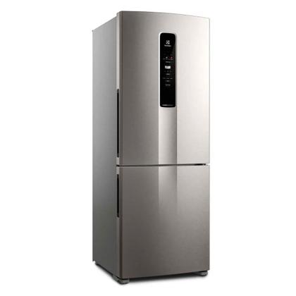 Imagem de Geladeira Frost Free 490L Efficient com AutoSense Inverse Inox Look IB7S Electrolux