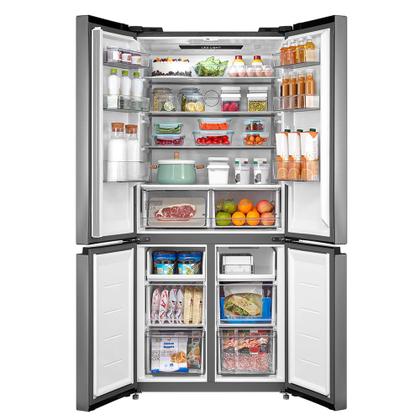 Imagem de Geladeira Frost Free 4P 474L Inverter Smart cor Inox Midea