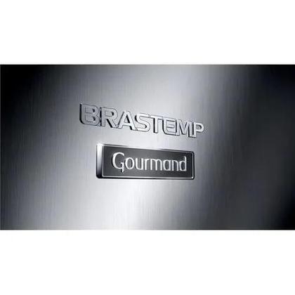 Imagem de Geladeira Frost Free Brastemp Gourmand Freench Door Água e Gelo na Portaa 515L Inox BRH86AR