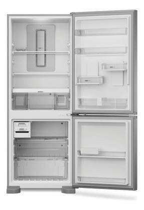 Imagem de Geladeira Frost Free Brastemp Inverse 447 Litros Black Inox com Smart Flow e Fresh Box BRE57FK 127V