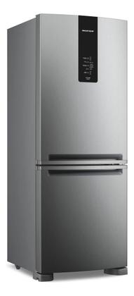 Imagem de Geladeira Frost Free Brastemp Inverse 447 Litros Black Inox com Smart Flow e Fresh Box BRE57FK 127V