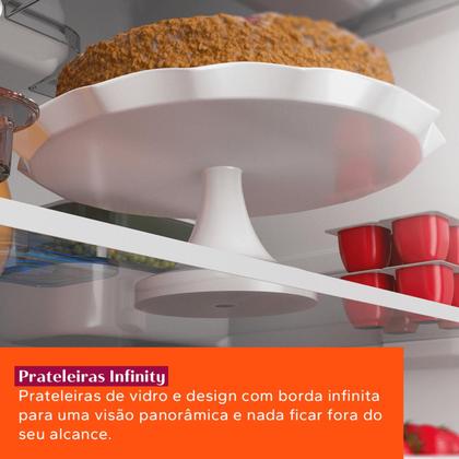 Imagem de Geladeira Frost Free Brastemp Inverse 447 Litros Inox - BRE57FK