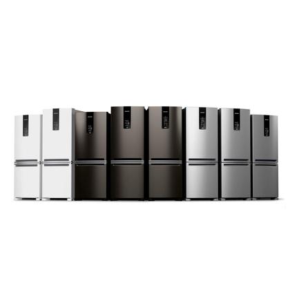 Imagem de Geladeira Frost Free Brastemp Inverse 447 Litros Inox - BRE57FK