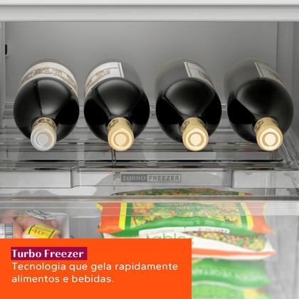 Imagem de Geladeira Frost Free Brastemp Inverse 447 Litros Inox - BRE57FK