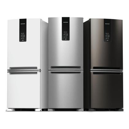 Imagem de Geladeira Frost Free Brastemp Inverse 447 Litros Inox - BRE57FK