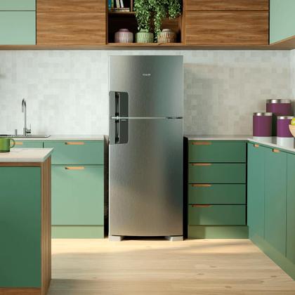 Geladeira frost free duplex Consul inox 410 litros - CRM50LK Imagem de Geladeira frost free duplex Consul inox 410 litros - CRM50LK