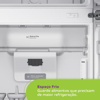 Geladeira frost free duplex Consul inox 410 litros - CRM50LK Imagem de Geladeira frost free duplex Consul inox 410 litros - CRM50LK