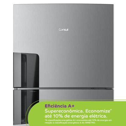 Geladeira frost free duplex Consul inox 410 litros - CRM50LK Imagem de Geladeira frost free duplex Consul inox 410 litros - CRM50LK