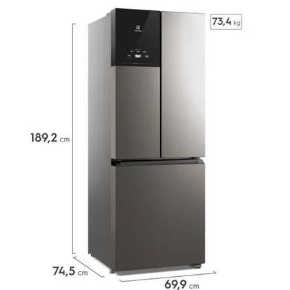 Imagem de Geladeira Frost Free Electrolux AutoSense 480L Inox IM7S
