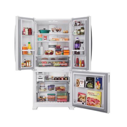 Imagem de Geladeira Frost Free French Door 3 Portas Branca Brastemp - BRO85MB