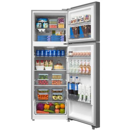 Imagem de Geladeira Frost Free Midea 394 Litros MDRT533EVD461 Duplex Inverter Turbo Freezer Inox 110V