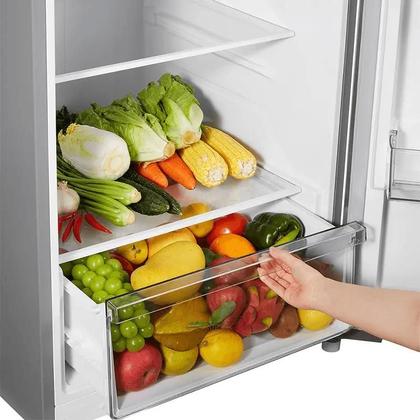 Imagem de Geladeira Frost Free Midea Duplex 425L Inox MDRT572