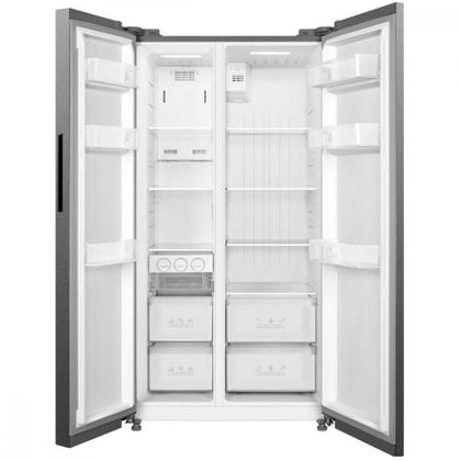 Imagem de Geladeira Frost Free Side By Side 511L Inverter Smart Midea MD-RS710FGD461 Inox 220V