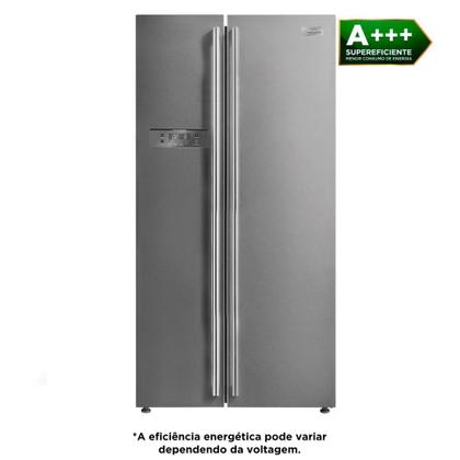 Geladeira Frost Free Side by Side 528L cor Inox Midea - Geladeira