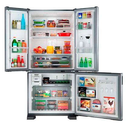 Imagem de Geladeira Frost Free Side Inverse 3 Portas 554 litros BRO85AK Brastemp