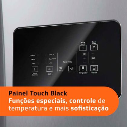 Imagem de Geladeira Frost Free Side Inverse 3 Portas 554 litros BRO85AK Brastemp
