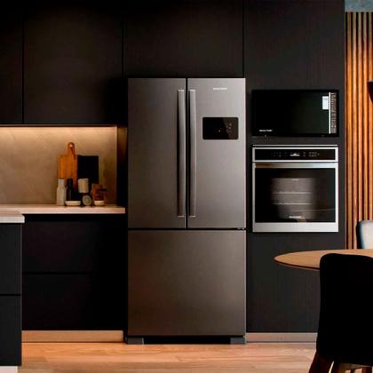 Imagem de Geladeira Frost Free Side Inverse 3 Portas 554 litros BRO85AK Brastemp